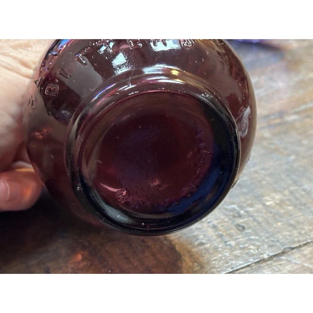 Witchy Decor Bundle – Ball & Claw Bitters Bottle, Purple Goblet & Treasure Chest
